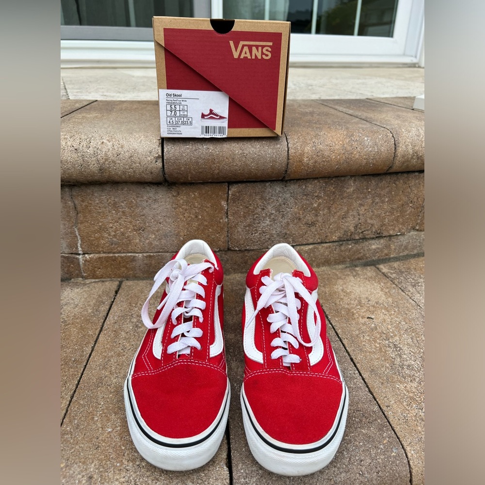 Red Vans Sneakers